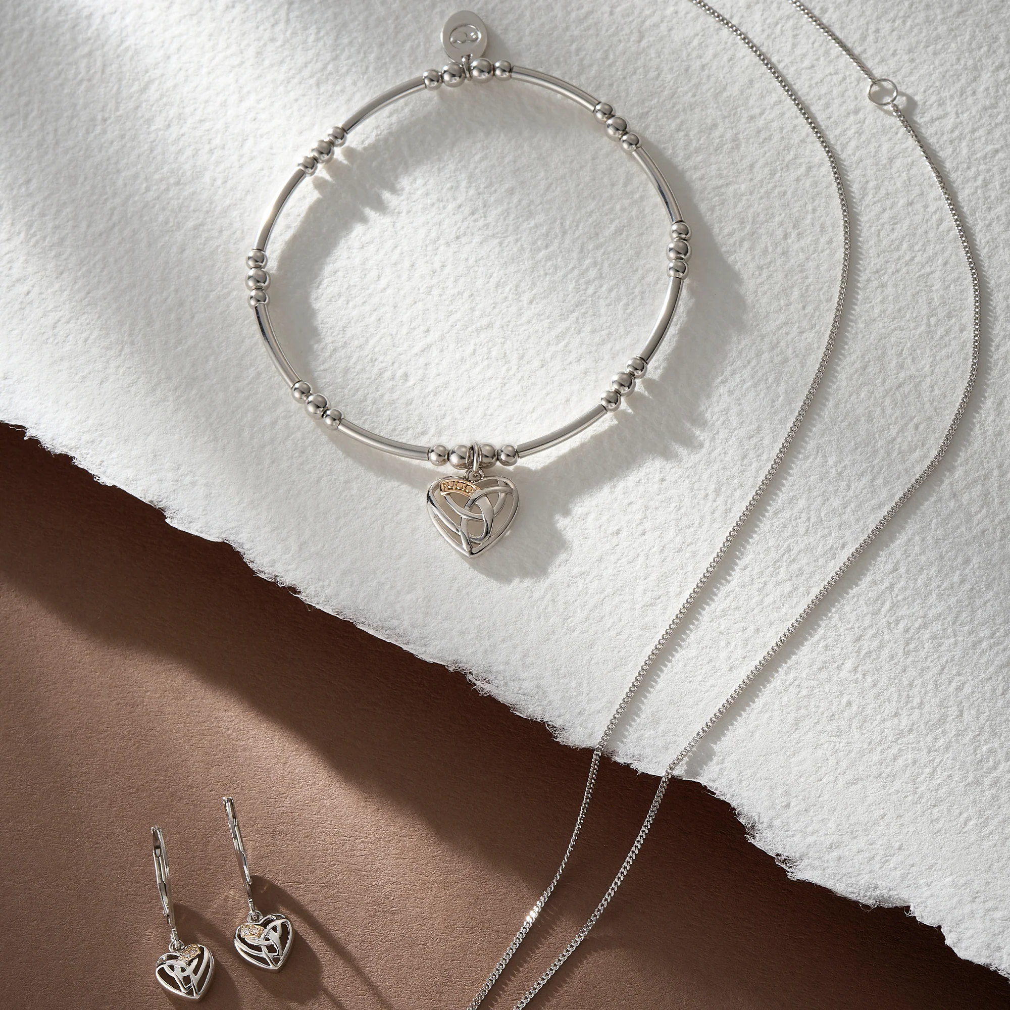 Hearts Entwined Silver Affinity Bracelet - Image 2