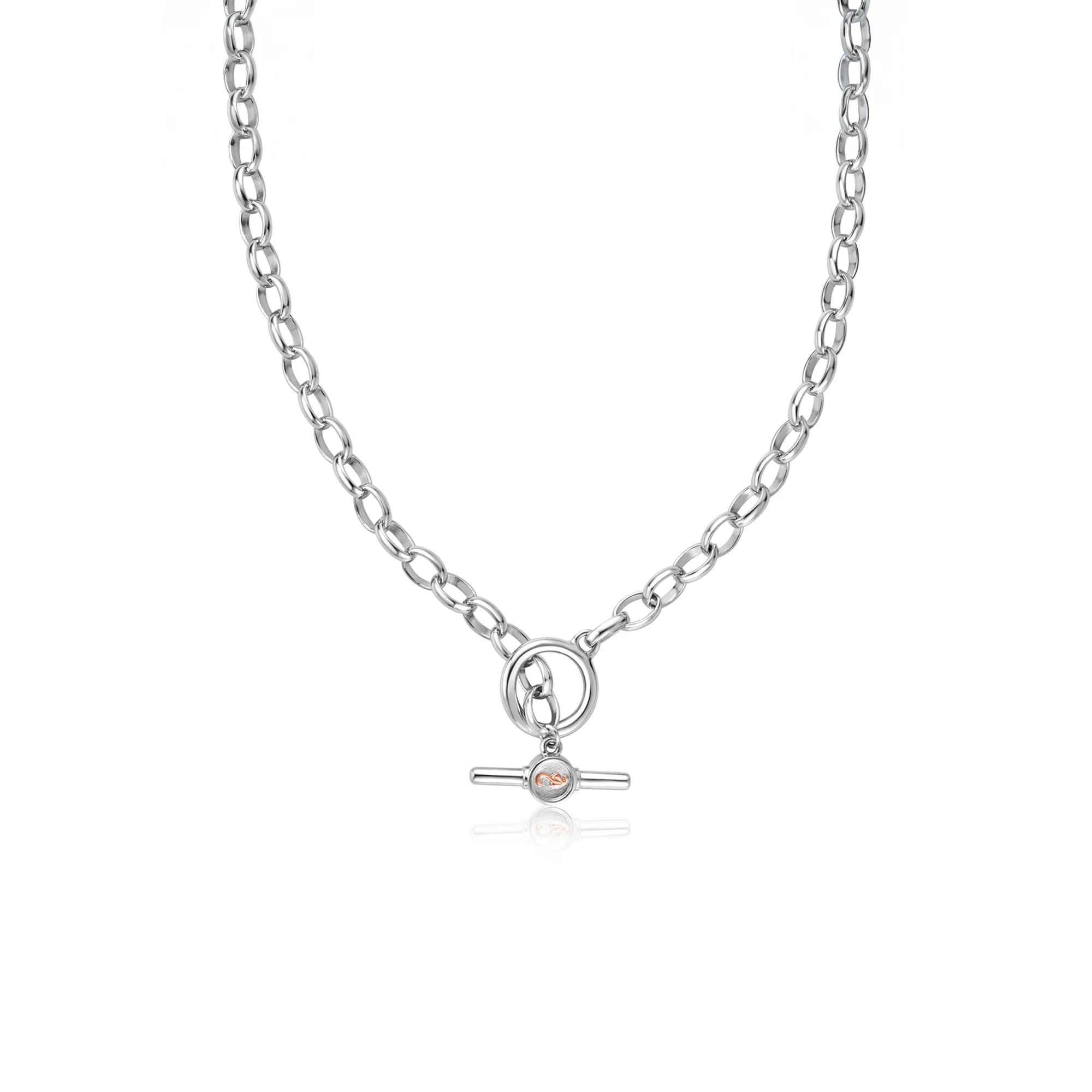Tree of Life® Insignia T-Bar Silver Necklace