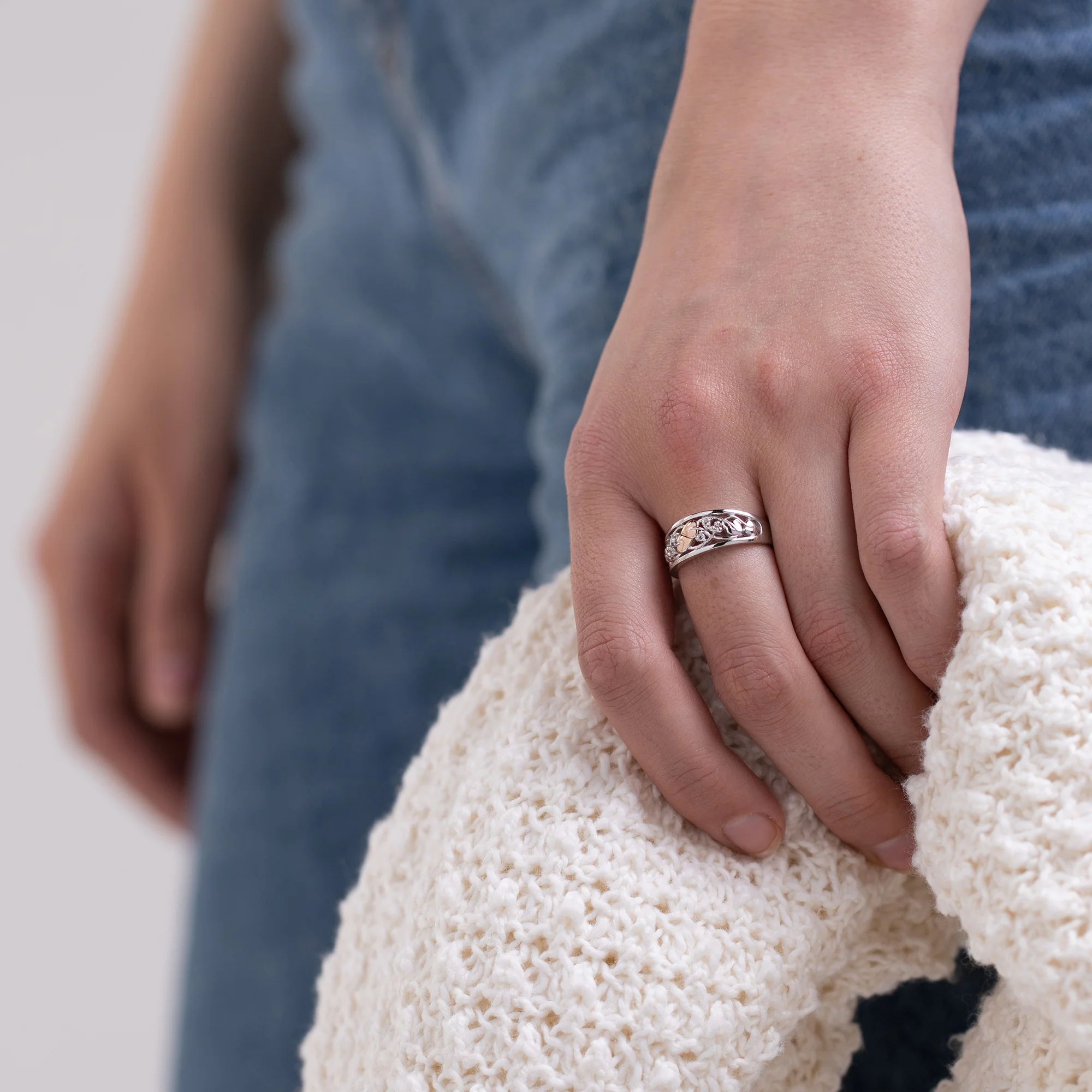 Tree of Life® White Topaz Ring - Image 2